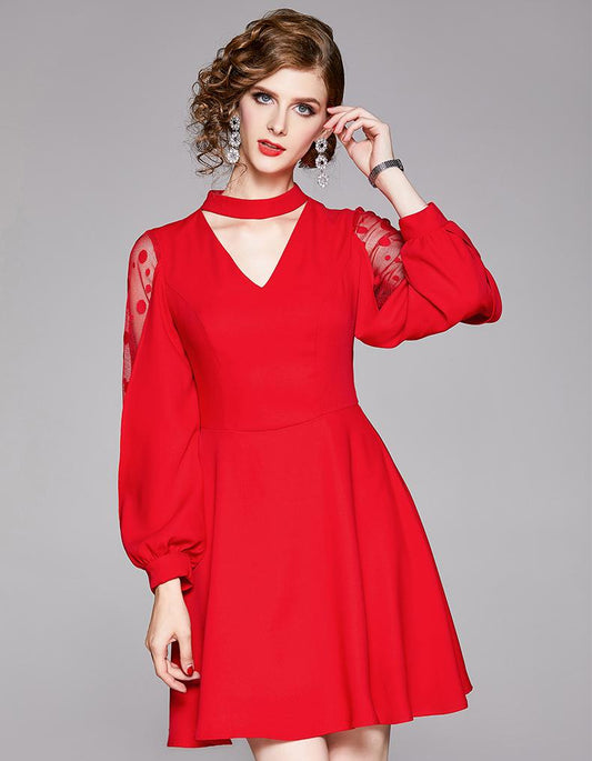 Red Anthurium Dress