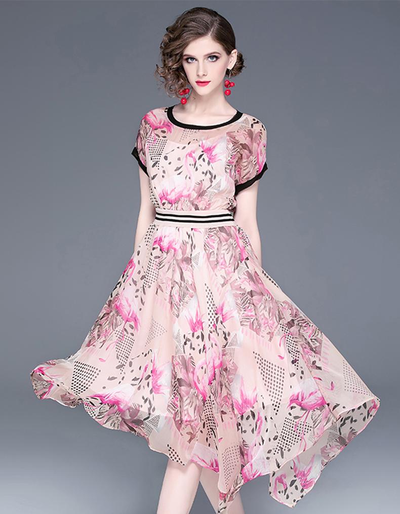 Pink Weigela Dress