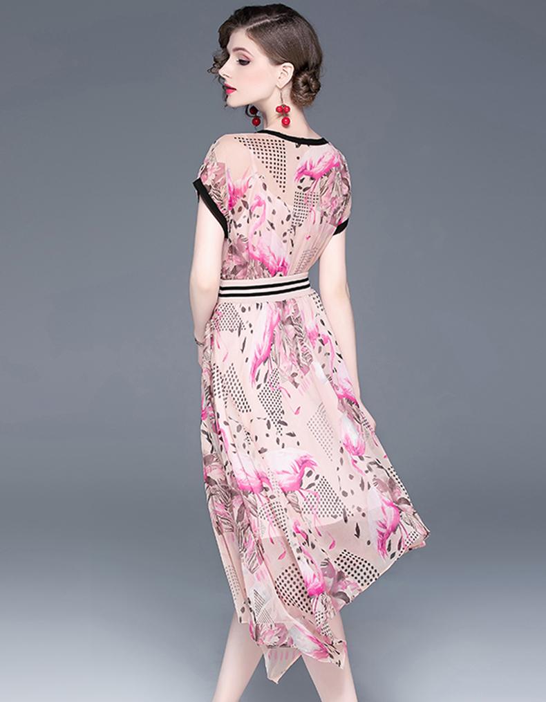 Pink Weigela Dress